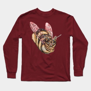 Honeybee Cat Long Sleeve T-Shirt